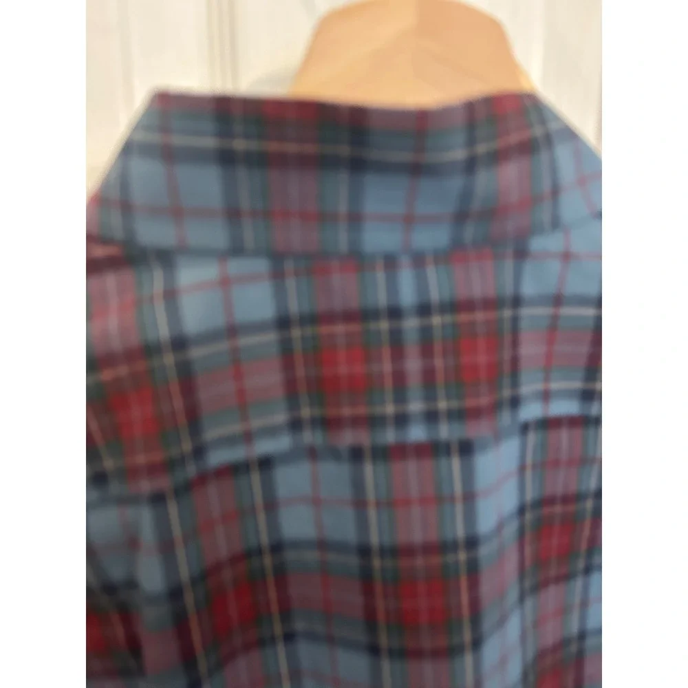 Polo Ralph Lauren Mens XL Classic‎ Fit Cotton Stretch Plaid Button Down Shirt